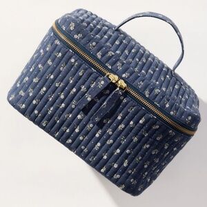 Anthropologie Quilted Train Case